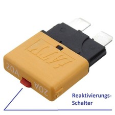12V 20A Flachstecksicherung Sicherungsautomat elektrisches Bauteil
