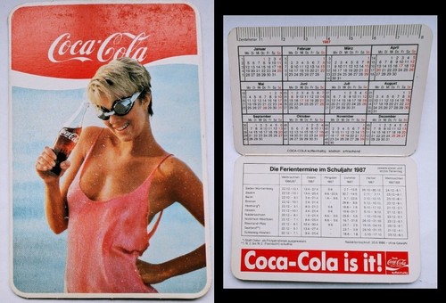 Taschenkalender coca cola - taschenkalender,