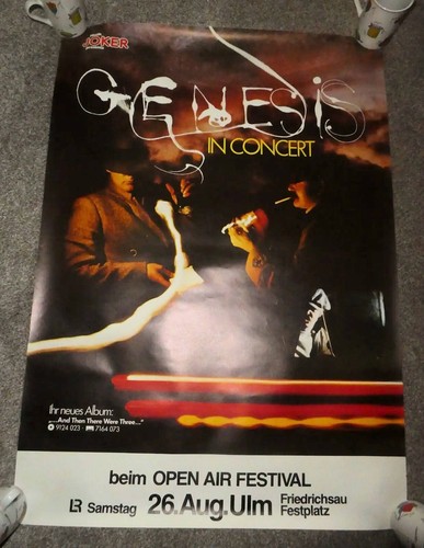 Genesis tour poster 1978 - tour,