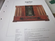 Radio Archiv Schaltplan 1999 Ingelen Gigant 40, 1939