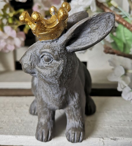 Hase krone osterhase - hase, gold