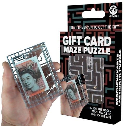 Geschenkkarte labyrinth puzzle - labyrinth,