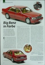 Mercedes Benz S 600 W140 in 1-18 von Norev....ein Modellbericht #1705c