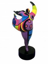 Dancing Ballerina Hommage an Niki de Saint Phalle Nana dicke Frau Figur 20014