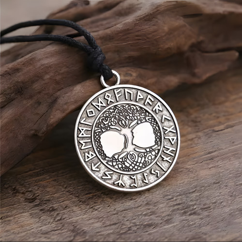Wikinger yggdrasil amulett - yggdrasil,