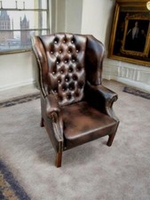 Chesterfield Ohrensessel "Churchill Wing Chair" Leder 2025/26 Neuware