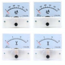 5V Bis 300V DC Voltmeter 50uA Bis 30A DC Amperemeter 85C1 Analoganzeige 65x56mm