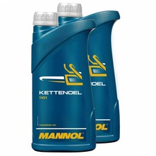 2 Liter Kettenöl Gartengeräteöl Sägeketten Garten Motorsäge MANNOL Ketten Öl Oel