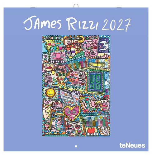 James rizzi 2027 wandkalender - james,