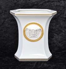 Rosenthal VERSACE GORGONA Medusa Gold große Vase 21cm 1. Wahl
