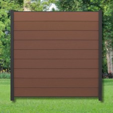 WPC Zaun Set Komplettset