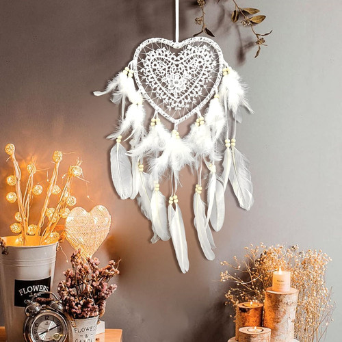 Herz traumfänger wandbehang - traumfänger,,