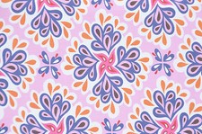  Jersey flieder Blütenornamente 50 cm x 150 cm  Hilco Hamburger Liebe