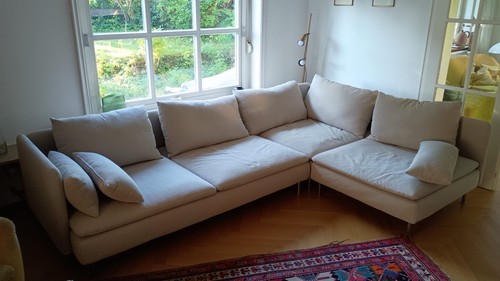 Ikea söderhamn ecksofa - ikea, beige