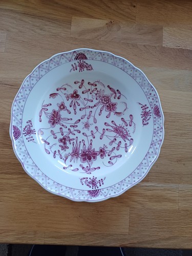 Meissen teller indisch purpur - teller,