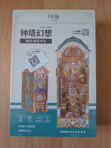 Book nook kit clock tower - nook,
