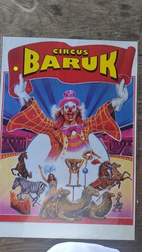 Zirkus baruk poster plakat - zirkus,