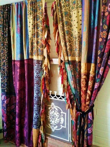Stück indische alte sari - stück,