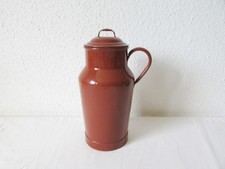 alte Emailkanne Emaille Kanne Krug Milchkanne Bauer Wasserkanne  2 L (2)