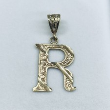 10k gelbgold buchstabe - gelbgold, r