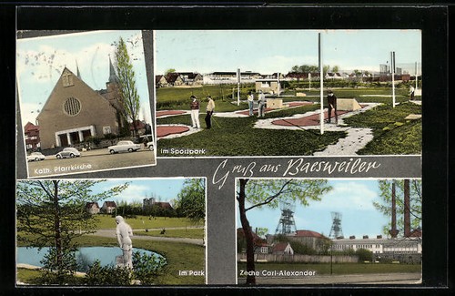 Baesweiler kath - ak, baesweiler,