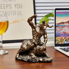 Stier und Bär Skulptur Statue