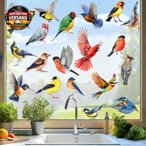 Fensteraufkleber vogelschutz - fensteraufkleber,
