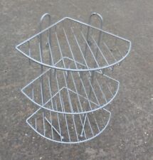 ALTE Eisen Ecke Eckregal Draht Aufbewahrung ECK Hängeregal REGAL Wandregal Wand