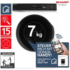 Sharp ES-PRO714WA-DE Waschmaschine 7kg AquaStop VeeZy App AllergySmart 2ML