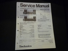 Original  Schaltplan Service Manual  Technics RS-CH750