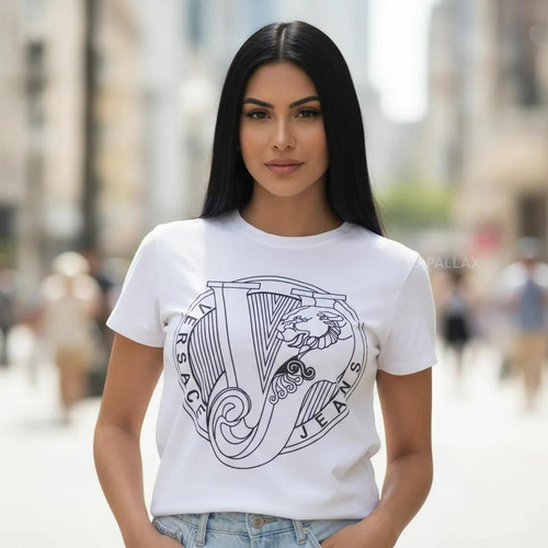 Versace shirt logo weiss - t-shirt, gr