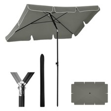 WOLTU Sonnenschirm Rechteckig