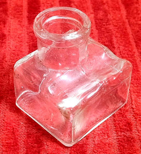 Antikes tintenfass mit ablage - antikes,