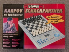 Millennium Karpov Schachpartner Schachcomputer UNBENUTZT mit Sprachfunktion
