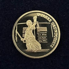 Gedenkmedaille „50 Jahre BRD / Grundgesetz“ – Göde / Bayerisches Münzkontor