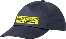FEUERWEHR Cap navy bedruckt in