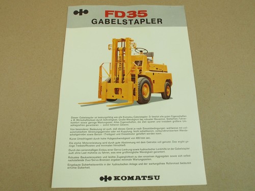 Prospekt komatsu fd35 - prospekt,