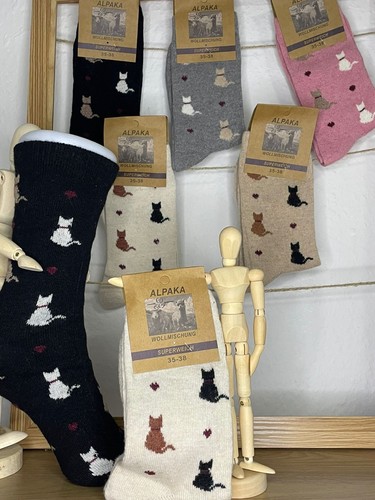 Bunte motiv socken alpaka - bunte, 75%