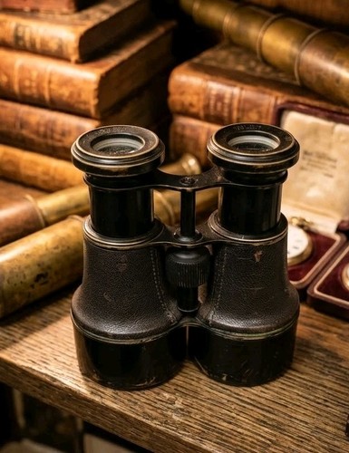 Vintage fernglas messing - fernglas, 2