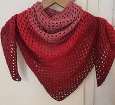 Dreieckstuch Stola Schultertuch Gehäkelt Handarbeit Unikat