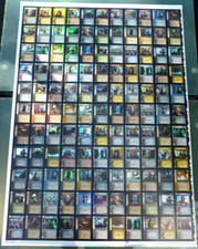 TCG 5 /Lord of the Rings Druckbogen / Uncut Sheet Siege of Gondor R Foil Deutsch