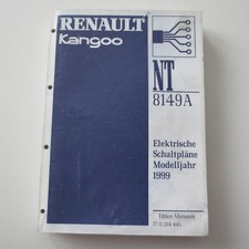 Werkstatthandbuch Renault Kangoo Elektrische Schaltpläne Modelljahr 1999 NT8149A