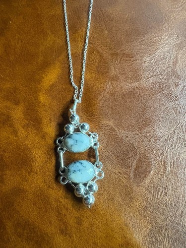 Halskette mit dendrische opal - halskette,