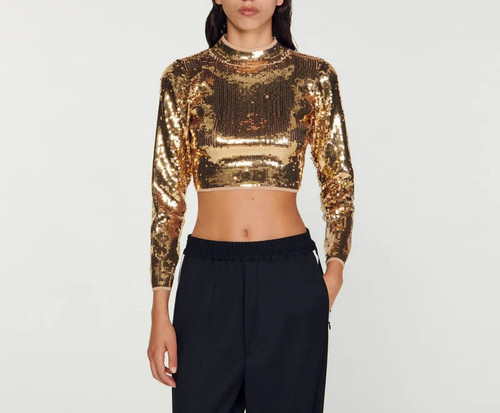 Sandro paris damenbluse - sandro,