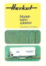 Herkat Modellbahnzubehör 1979 mit Preisliste und Neuheiten Prospekt '81
