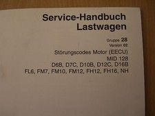Werkstatthandbuch Volvo Truck Störungscodes FL6 FM7 FM10 FM12 FH12 FH16 07.2000