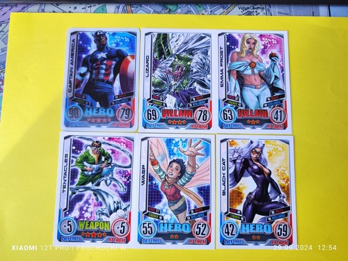 Marvel hero attax card - attax, von
