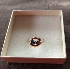 rubin saphir ring gold