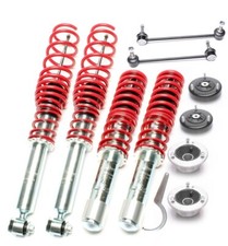 TA TECHNIX GEWINDEFAHRWERK + 4 DOMLAGER KOPPELSTANGEN FÜR BMW E39 SPORT-FAHRWERK