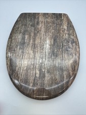 SCHÜTTE WC-Sitz Old Wood mit Absenkautomatik & Schnellverschluss Duroplast 175kg